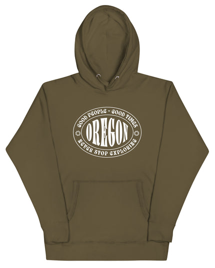 Oregon - Good People - Good Time - Unisex Hoodie