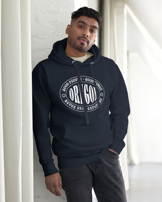 Oregon - Good People - Good Time - Unisex Hoodie