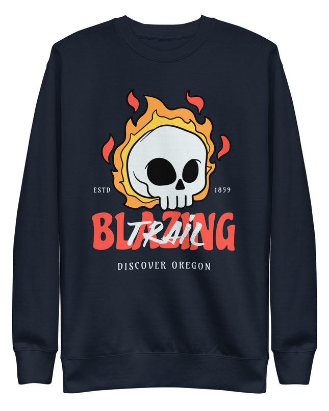 Trail Blazing - Discover Oregon - Unisex Premium Sweatshirt