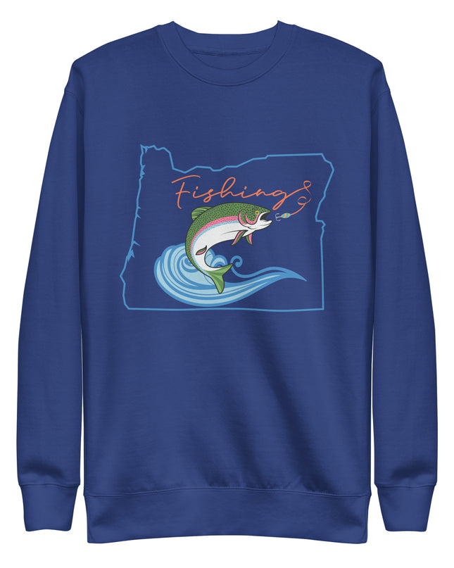 Fishing Oregon - Unisex Premium Sweatshirt