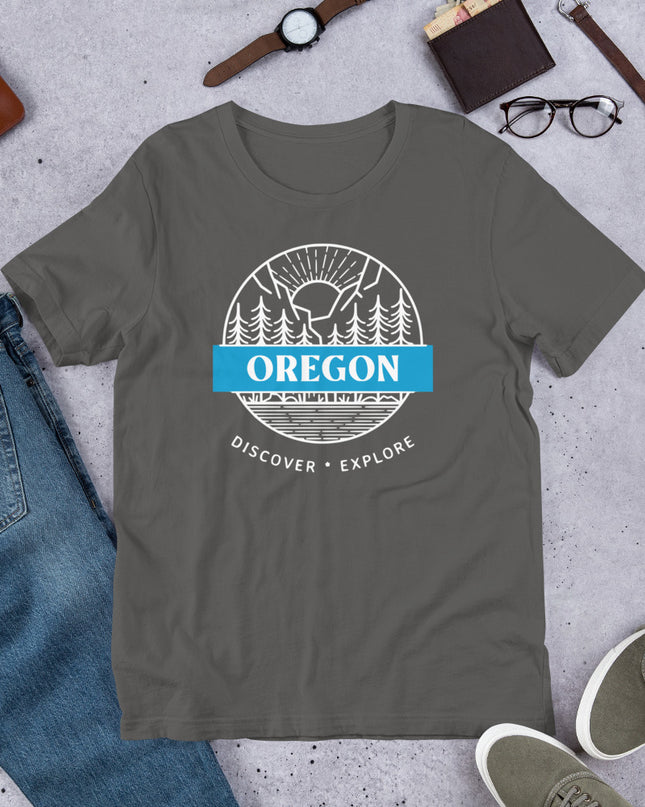 Oregon - Discover - Explore - Unisex t-shirt