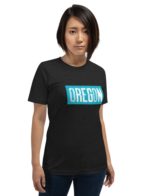 Oregon in Teal - Unisex t-shirt