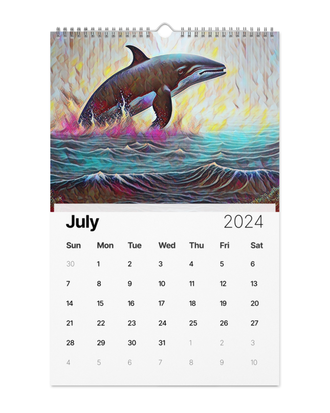 Oregon - Digital Art - Wall calendar (2024)