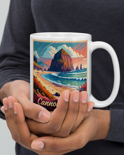 Cannon Beach - glossy mug