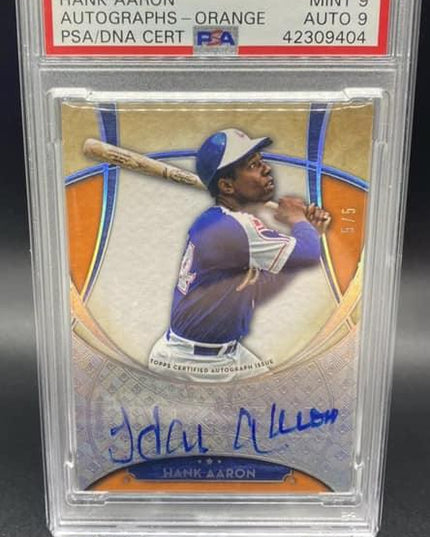HANK AARON AUTO - TOPPS - COMING SOON