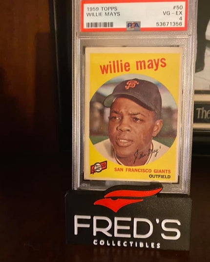 WILLIE MAYS - 1959 TOPPS #50 - PSA4
